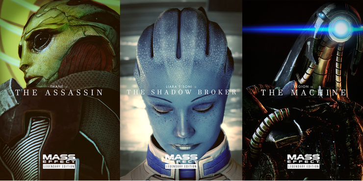 Mass Effect Characters Get DuneInspired Posters In Awesome Fan Art